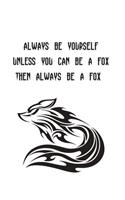 Always Be Yourself Unless You Can Be A Fox Then Always Be A Fox