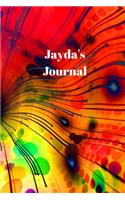 Jayda's Journal: Personalized Lined Journal for Jayda Diary Notebook 100 Pages, 6" x 9" (15.24 x 22.86 cm), Durable Soft Cover