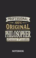 Professional Original Philosopher Notebook of Passion and Vocation