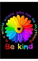 In A World Where You Can Be Anything Be Kind