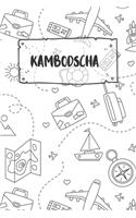 Kambodscha: Liniertes Reisetagebuch Notizbuch oder Reise Notizheft liniert - Reisen Journal für Männer und Frauen mit Linien