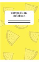 Composition Notebook: Simple Notebook - Take Note - Travel Journal - Diary - Gift (110 Pages, Lined, 6 x 9)