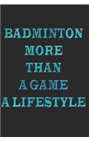 Badminton Notizbuch: Badminton Notizbuch Die Perfekte Geschenkidee für Federball Spieler. Das Buch hat 120 weiße Seiten mit Punktraster die dich beim Schreiben oder skiz