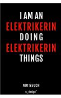 Notizbuch für Elektriker / Elektrikerin