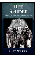 Dee Snider Stress Away Coloring Book