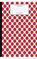 Unruled Composition Notebook. 6" x 9". 120 Pages. Circles Pattern Cover