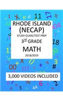 3rd Grade RHODE ISLAND NECAP TEST, 2019 MATH, Test Prep
