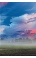Misty Field Blank Book Lined Journal (6x9)