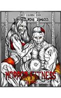 Adult Coloring Book Horror Fitness