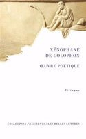 Xenophane, Oeuvre Poetique: Fragments