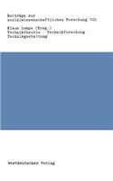 Techniktheorie · Technikforschung · Technikgestaltung