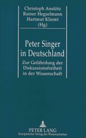 Peter Singer in Deutschland