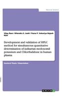 Development and validation of HPLC method for simultaneous quantitative determination of Azilsartan medoxomil potassium and Chlorthalidone in human plasma