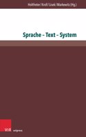 Sprache - Text - System