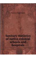 Sanitary Statistics of Native Colonial Schools and Hospitals