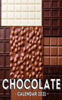 Chocolate Calendar 2021: 16-Month Calendar, Cute Gift Idea For Chocolate Lovers Men & Women