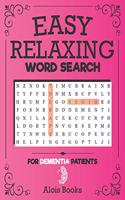 Easy Relaxing Word Search For Dementia Patients