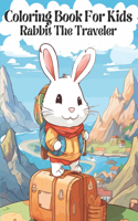 Rabit The Traveler, Coloring book for kids