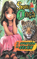Sophia e a Onça em uma Aventura na Selva