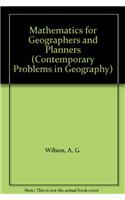 Mathematics for Geographers and Planners (Contemporary Problems in Geography)