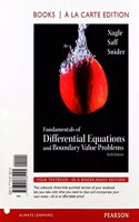 Fundamentals of Differential Equations and Boundary Value Problems: Books a La Carte Edition