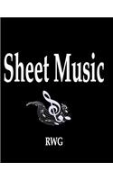 Sheet Music: 200 Pages 8.5" X 11"