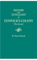 History and Genealogy of Fenwick's Colony [New Jersey]