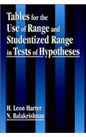 Tables for the Use of Range and Studentized Range in Tests of Hypotheses