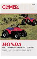 Clymer Honda Atc Trx Fourtrax 70-125, 1970-1987