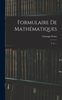 Formulaire De Mathématiques