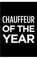 Chauffeur of the year: Blank lined novelty office humor themed notebook to write in: With a practical and versatile wide rule interior