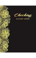 Checking Account Ledger: Spending Tracker, Personal checking, Check Book Log, Check and Debit Card Register, Checking Account Transaction, Payment Record, Tracker Log Book, (4 Checkbook Ledger)