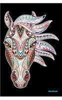 Notebook: Horse Mandala Notebook / Journal Gift (120 dot grid pages - 6 x 9)