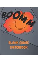 Blank Comic Sketchbook: Create Your Own Comics and Cartoons With This Comic Book Journal Notebook, Variety of Templates sketchbook 120 Pages 8x10