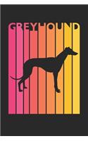 Greyhound Journal - Vintage Greyhound Notebook - Gift for Greyhound Lovers