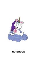 Notebook: Crzay Unicorn with Ice Cream Cone
