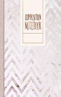 Composition Notebook: Stylish Music Journal For Girls Women 7.44x9.69 - Large Blank Musician Sheet Tablature And Lined Songwriting Paper - 11 Staves Staff Manuscript Nota