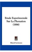 Etude Experimentale Sur La Phonation (1886)