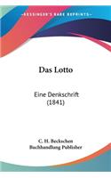 Lotto: Eine Denkschrift (1841)