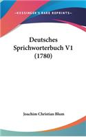 Deutsches Sprichworterbuch V1 (1780)