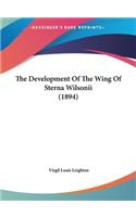 The Development of the Wing of Sterna Wilsonii (1894)