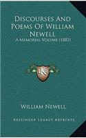 Discourses and Poems of William Newell