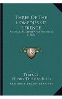 Three Of The Comedies Of Terence