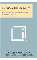 American Bibliography