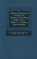 Historia Placitorum Coronae