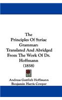 The Principles Of Syriac Grammar