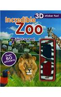 Incredible Zoo 3d Sticker Scene
