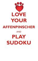 Love Your Affenpinscher and Play Sudoku Affenpinscher Sudoku Level 1 of 15