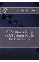 BI Solutions Using SSAS Tabular Model for Universities