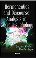 Hermeneutics & Discourse Analysis in Social Psychology